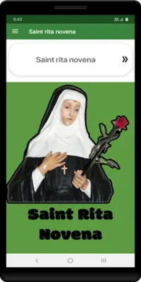 Saint rita novena android App screenshot 3